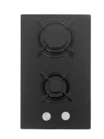 Газовая варочная поверхность 3M2GT, 2 конфорки