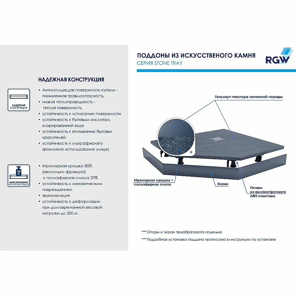 Душевая система RGW Shower Panels SP-6143-01 50140801-01 хром