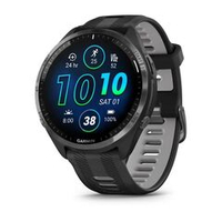 Часы Garmin FORERUNNER 965 черные, темно-серый DLC титановый безель,010-02809-10