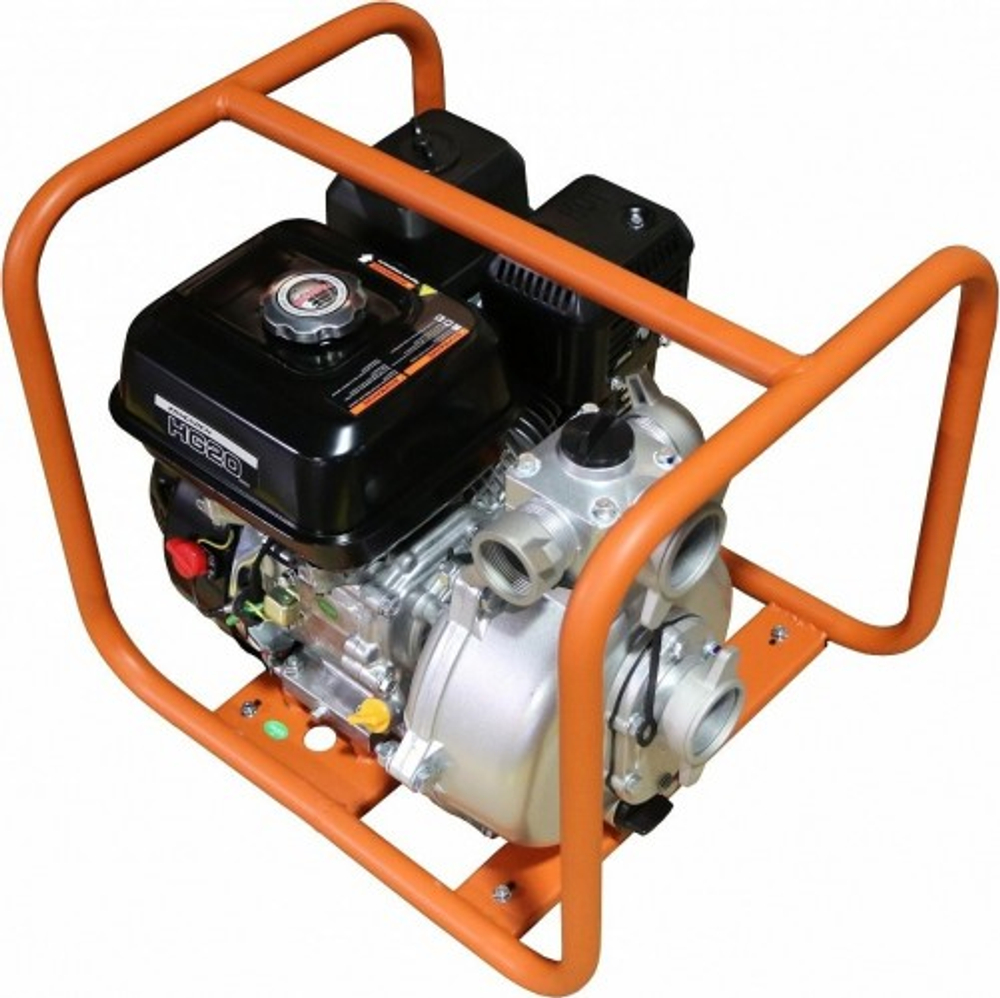 Мотопомпа бензиновая ZONGSHEN HG 20 для слабозагрязненной воды, высоконапорная 1T90SHG20