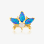 Royal Lily tops with synthetic opals