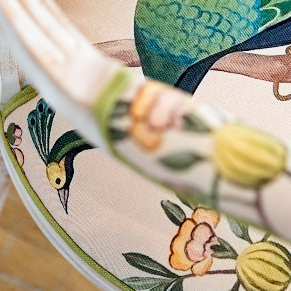 Полукресло Объект мечты Индокитайский зелёный павлин