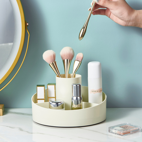 Вращающийся органайзер, бежевый