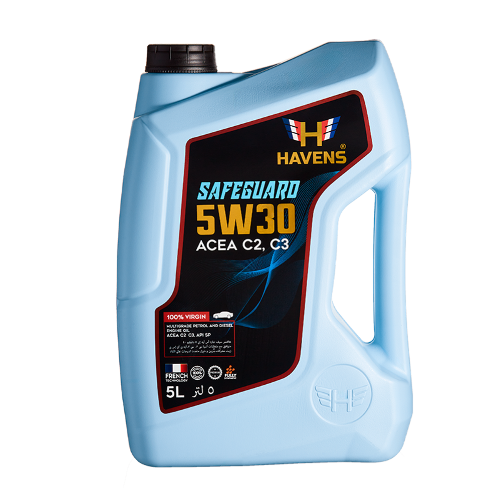 HS5W30C2C35 Havens Safeguard SAE 5W30 ACEA C2 C3, API SP, SN PLUS, SN/CF 5L