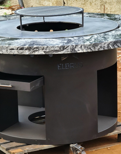 Дровяной гриль-стол Elbrus Grill Гималаи PRO 1200 (диаметр стола 1820 мм)