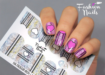 Слайдер-дизайн Fashion Nails Серия G № 19