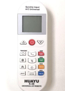 ПУЛЬТ ДУ HUAYU K-3E ДЛЯ КОНДИЦИОНЕРОВ UNIVERSAL A/C REMOTE 5000 В 1