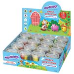 Масса для лепки лёгкая (1 баночка) ЮНЛАНДИЯ "ЮНЛАНДИК - ФЕРМЕР", 4 цвета в баночке, застывающая, 128 мл, 105021