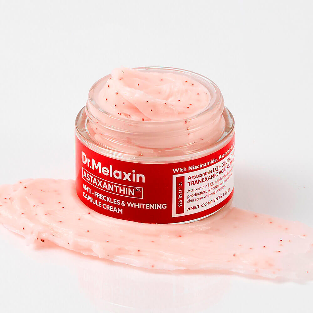 Крем для лица капсульный против морщин и пигментации с астаксантином Dr. Astaxanthin Anti-Freckles & Whitening Capsule Cream 50 мл