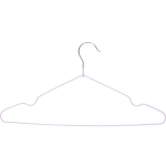 Плечики металлические нескользящие с полимерным покрытием 10шт «ТАРТИТАН», цвет сиреневый, 40см (Селфи)