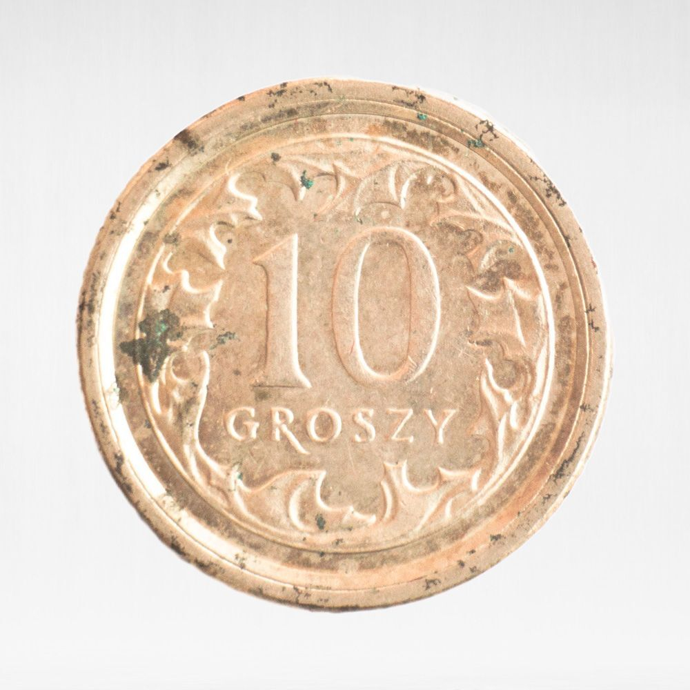 Poland, 10 Groszy, 2004, F