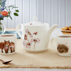 Royal Worcester - Набор Wrendale Designs Кувшин 1,1л + 2 чашки / артикул   WN4390-XG  / GTIN 749151793590