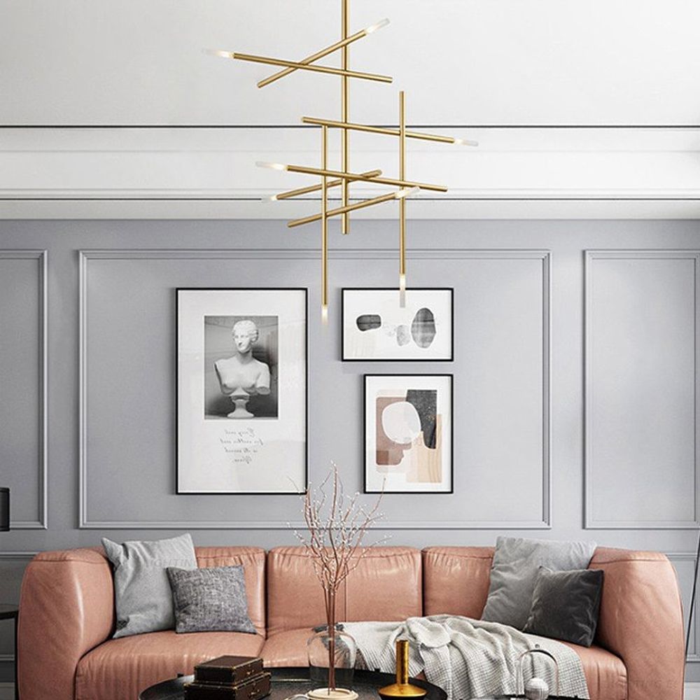 Люстра на штанге TRAVERSE H105 Black