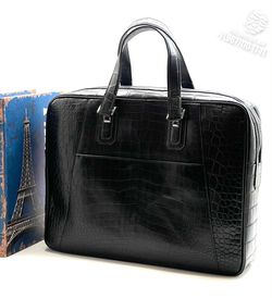 Портфель Zilli из кожи крокодила