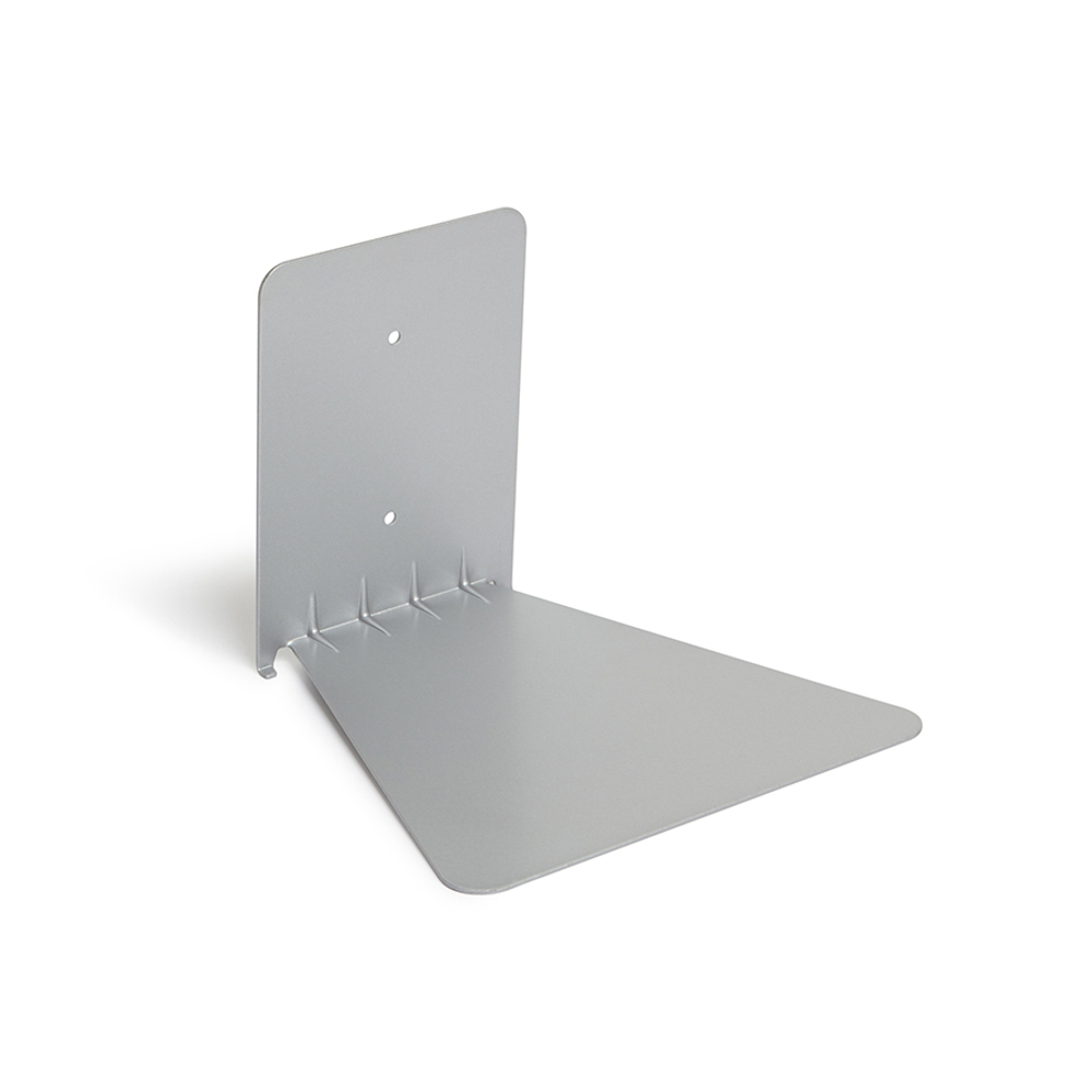 Полка книжная conceal, 13x13x14 см, серебристая