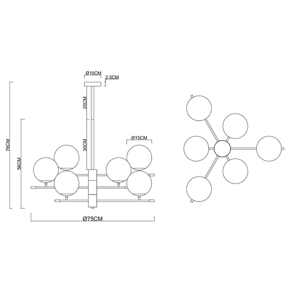 Люстра на штанге Arte Lamp