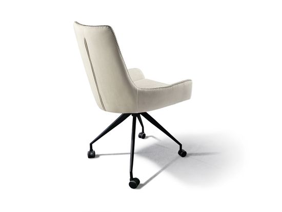 Стул на колесиках Diane белый Испания 