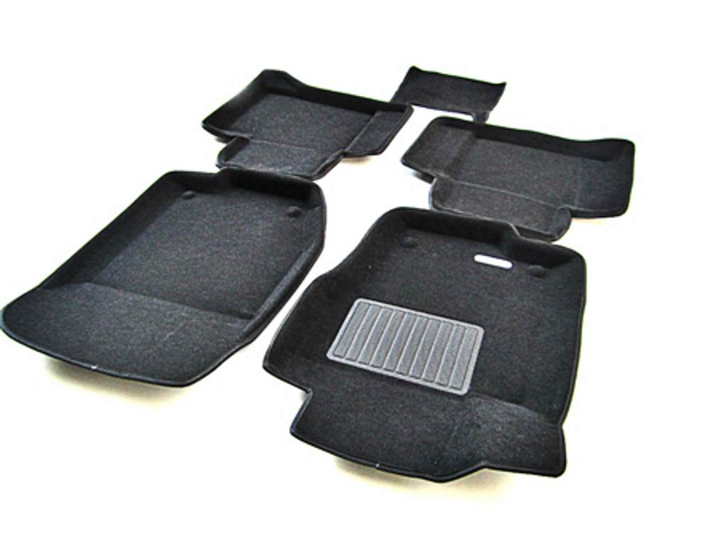 Коврики салона для MERCEDES W164 (ML,GL-Class) (2006-2012) Euromat 3D Business черные. Арт. EMC3D-003501