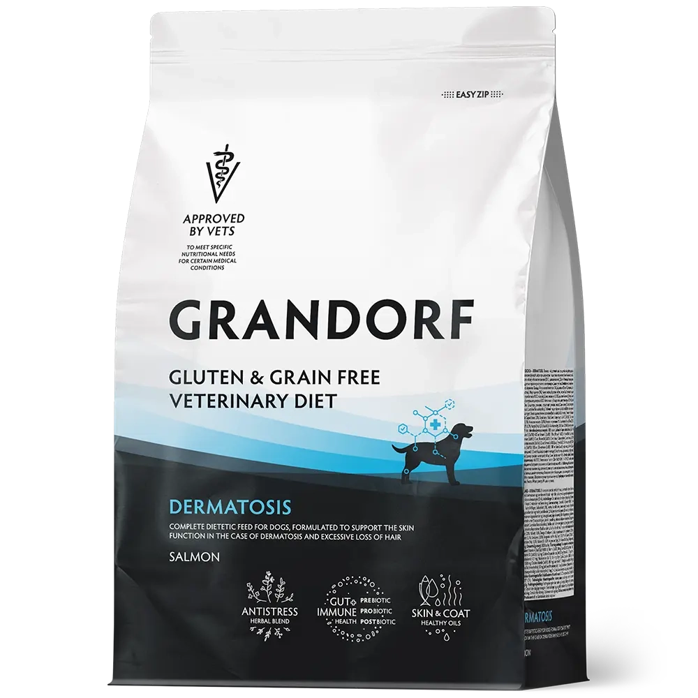 Grandorf DERMATOSIS, Gluten & Grain Free, Veterinary Diet (Salmon)