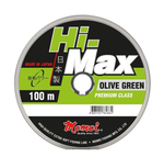 Монофильная леска для рыбалки Momoi Hi-Max Olive Green 0,18 мм, 3,5 кг, 100 м, оливковая, 1 штука. Товар уцененный