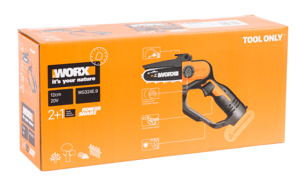 Пила аккумуляторная WORX WG324E