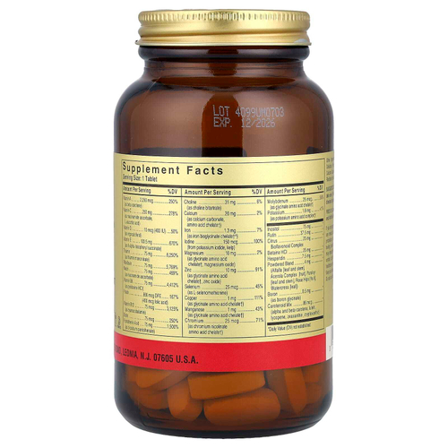 Solgar, Formula V, VM-75, комплексные витамины с хелатными минералами, 90 таблеток