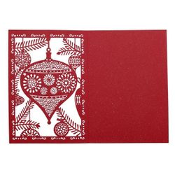 GAEM Открытка новогодняя в конверте, L12 W0,5 H17 см, 3в.