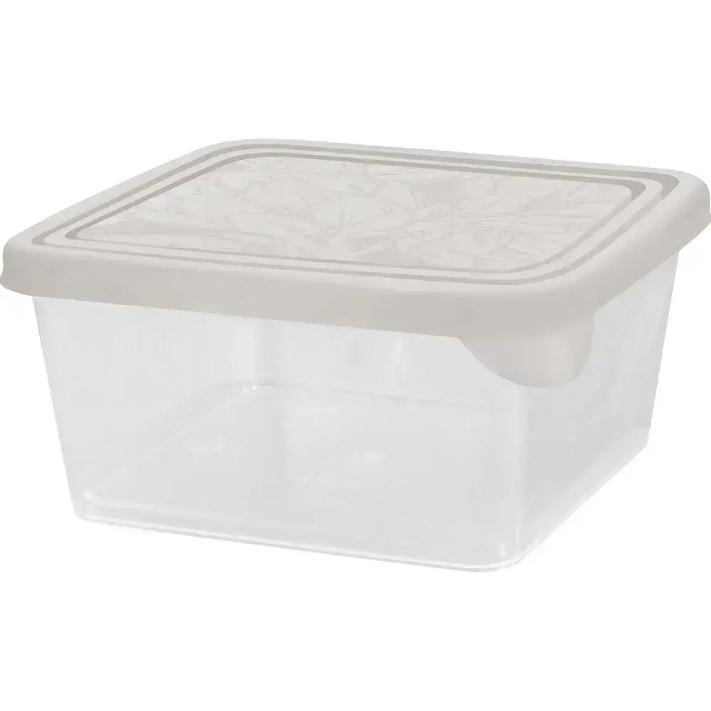 Контейнер для продуктов HELSINKI Artichoke 0,45 л квадратный пепельный жемчуг