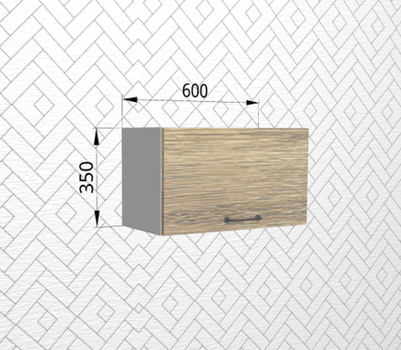 Лофт Дуб майский ПГ 600