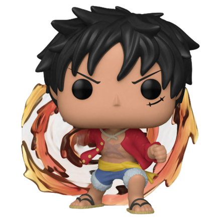 Фигурка Funko POP! Animation One Piece Red Hawk Luffy w/(светится в темноте) Chase (Exc)