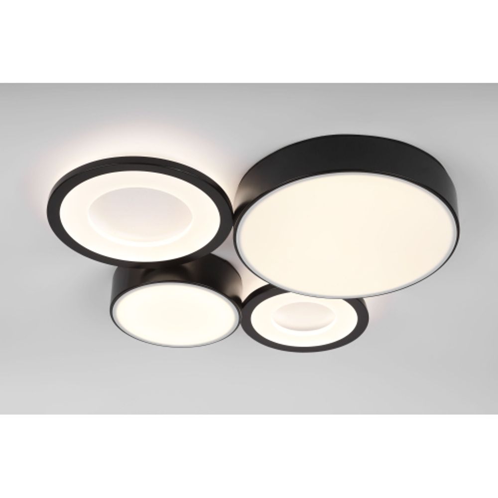 Светильник потолочный светодиодный Rivoli Aliona 6161-701 LED 87 Вт 3000 - 6000 К с пультом | Интерьерные светодиодные светильники