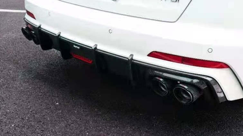 Карбоновый диффузор для AUDI S6 & A6 S-LINE & A6 AVANT 2019-2025+ C8 Ауди обвес