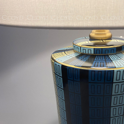 Настольная лампа Cloyd NOLENS T1 / выс. 63 см - керамика - латунь (арт.30141)