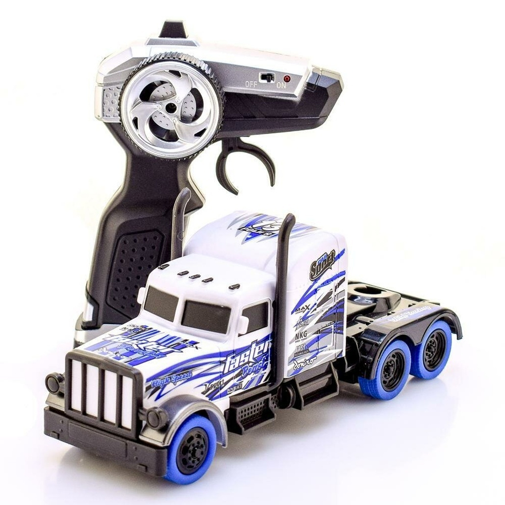 Тягач без прицепа "BeBoy" р/у на аккум с заряд уст-вом 22,5*13,*17см, движ.во всех направ. скорость