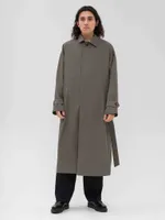 Плащ FOS Длинный Мужской Зеленый