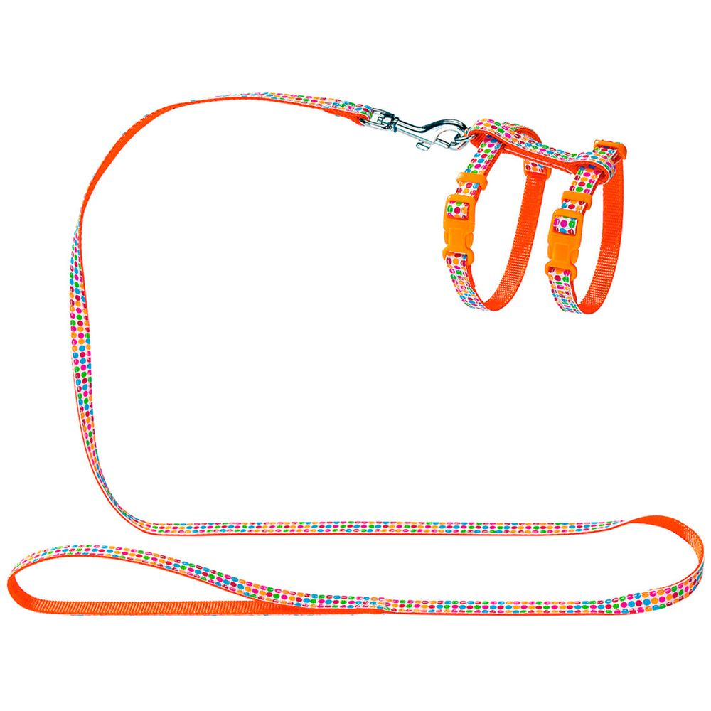 Шлейка для кошек и собак нейлон оранжевая, Hunter Smart Seventies Шлейка для кошек и собак нейлон оранжевая, Hunter Smart Seventies