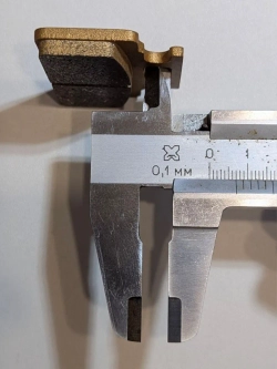 Колодки тормозные передние для питбайка