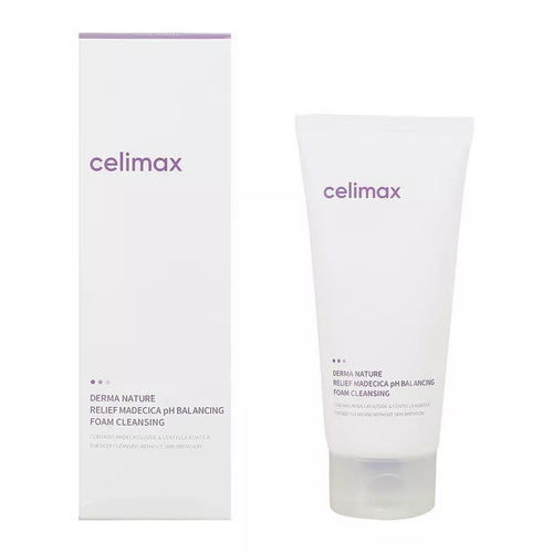 [Celimax] Derma Nature Relief Madecica Balancing Foam Cleansing - Пенка слабокислотная очищающая, 150 мл