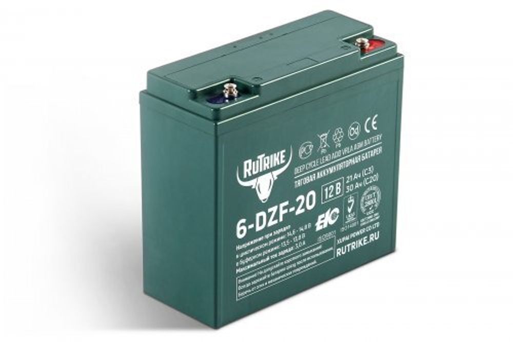 Тяговый аккумулятор RuTrike 6-DZF-28 (12V28A/H C3)