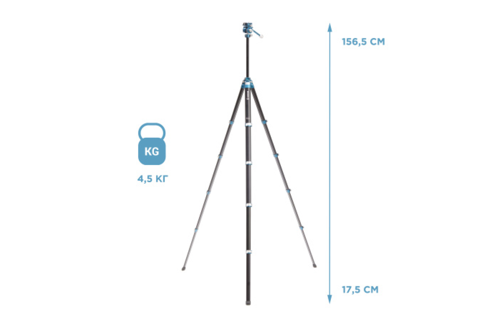 Штатив Benro TCBA15FS20PROC Cyanbird алюминиевый (с головой)