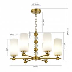 Подвесная люстра ST-Luce AURORA SL2003.303.06