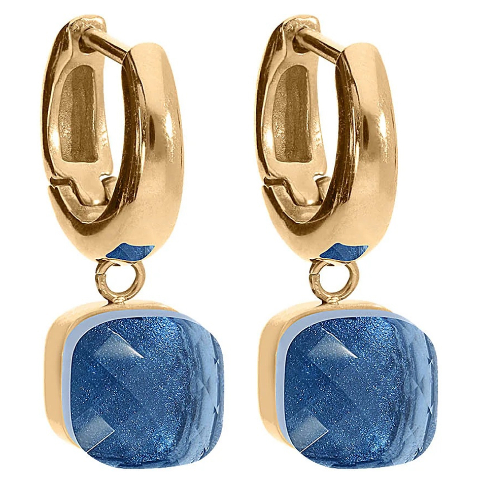 Серьги Qudo FIRENZE (G) Dark Blue 107001/20-4730