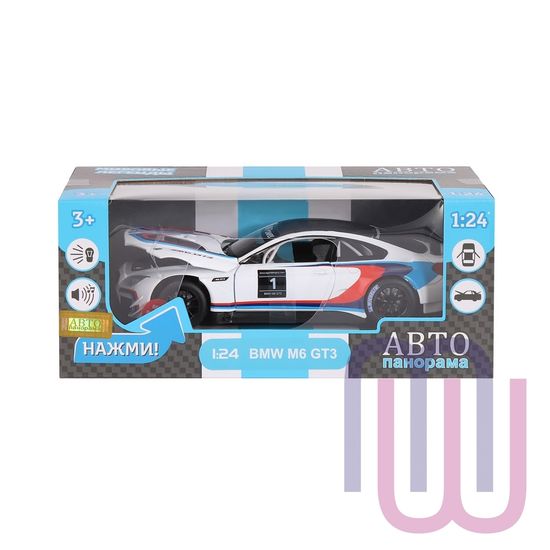 МОДЕЛЬ МАШИНЫ 1/24 BMW M6 GT3