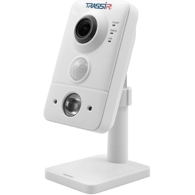 TRASSIR TR-D7121IR1 v6 2.8 Внутренняя 2Мп IP-камера с ИК-подсветкой. Матрица 1/2.7" CMOS, разрешение 2Мп