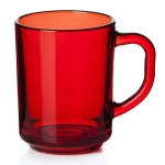 Кружка стеклянная 250мл «Энжой» красная 55029SLBD32