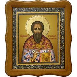 Артемон Лаодикийский священномученик, пресвитер. Икона на холсте.