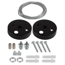 Подвесное крепление для линейных светильников ЭРА SML-1-A-SUSPENSION-B для моделей SML чёрный длина 1,5м | Светильники линейные для ритейла