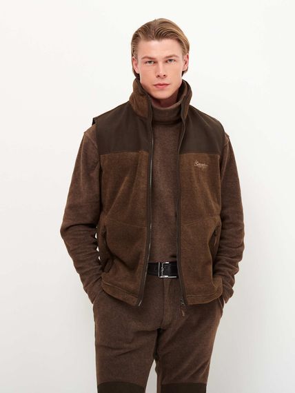 Жилет флисовый Canadian Camper FOKEL, цвет brown