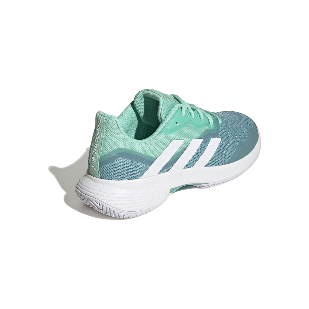 Женские теннисные кроссовки adidas CourtJam Control All Court Shoe Women - Green, White