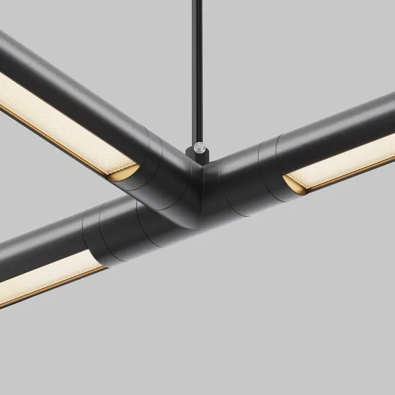 T-образный плоский коннектор для системы Shelf с вводом питания Technical ca015tc-p-b